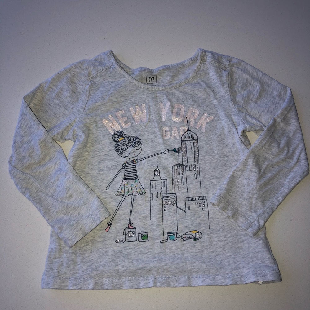 babyGap Long Sleeve Shirt New York Graphic Size 5